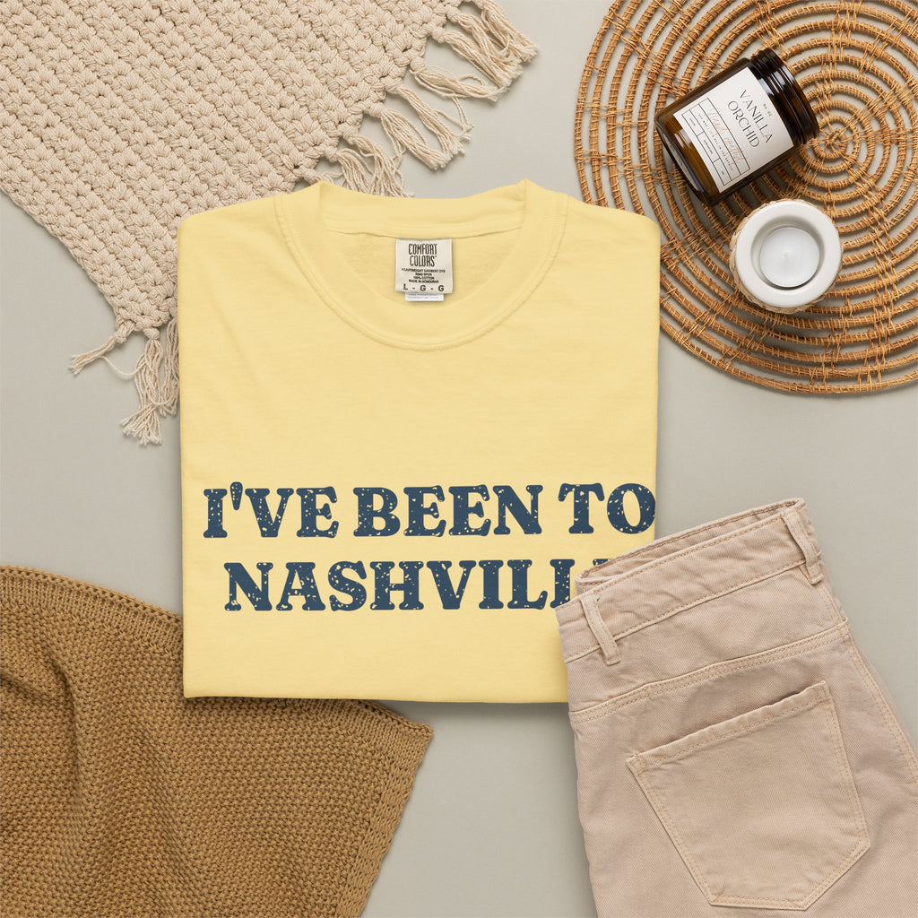 I've Been to Nashville Vintage Travel Souvenir T-Shirt