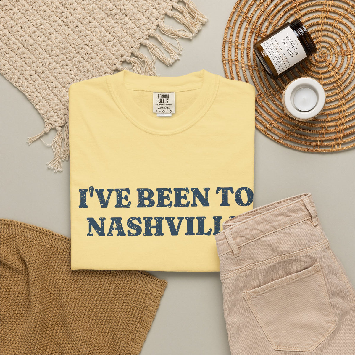 I've Been to Nashville Vintage Travel Souvenir T-Shirt