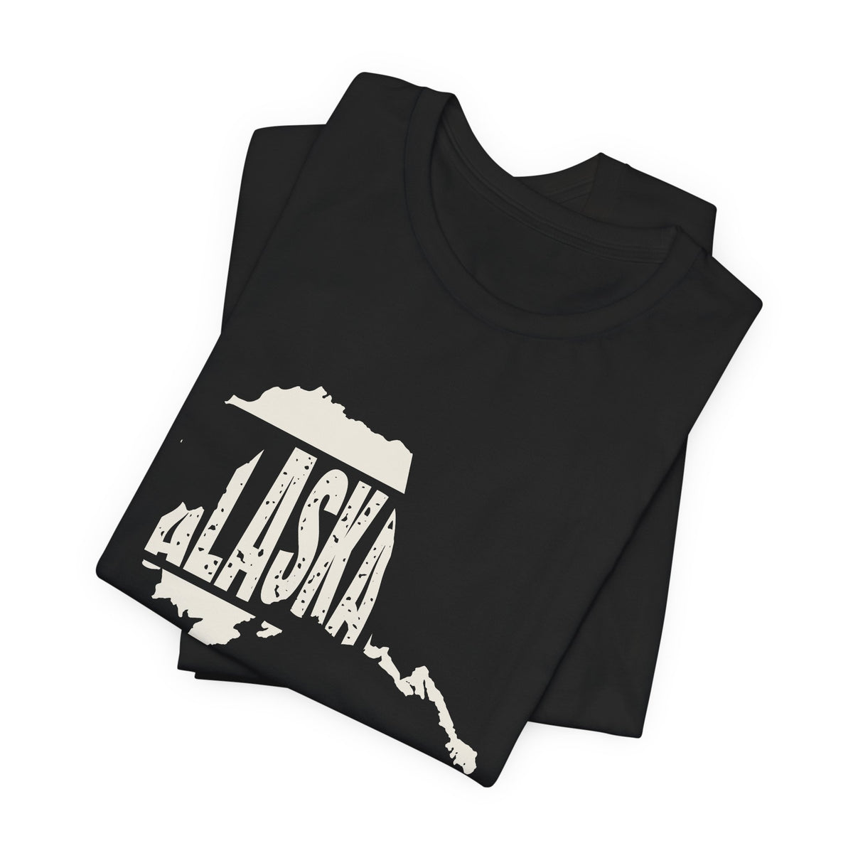 Alaska Vintage Letters Map T-Shirt