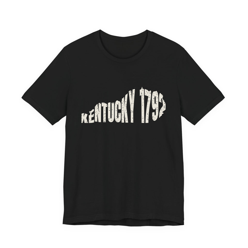 Kentucky Vintage Letters Map T-Shirt