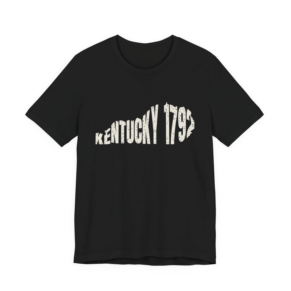 Kentucky Vintage Letters Map T-Shirt
