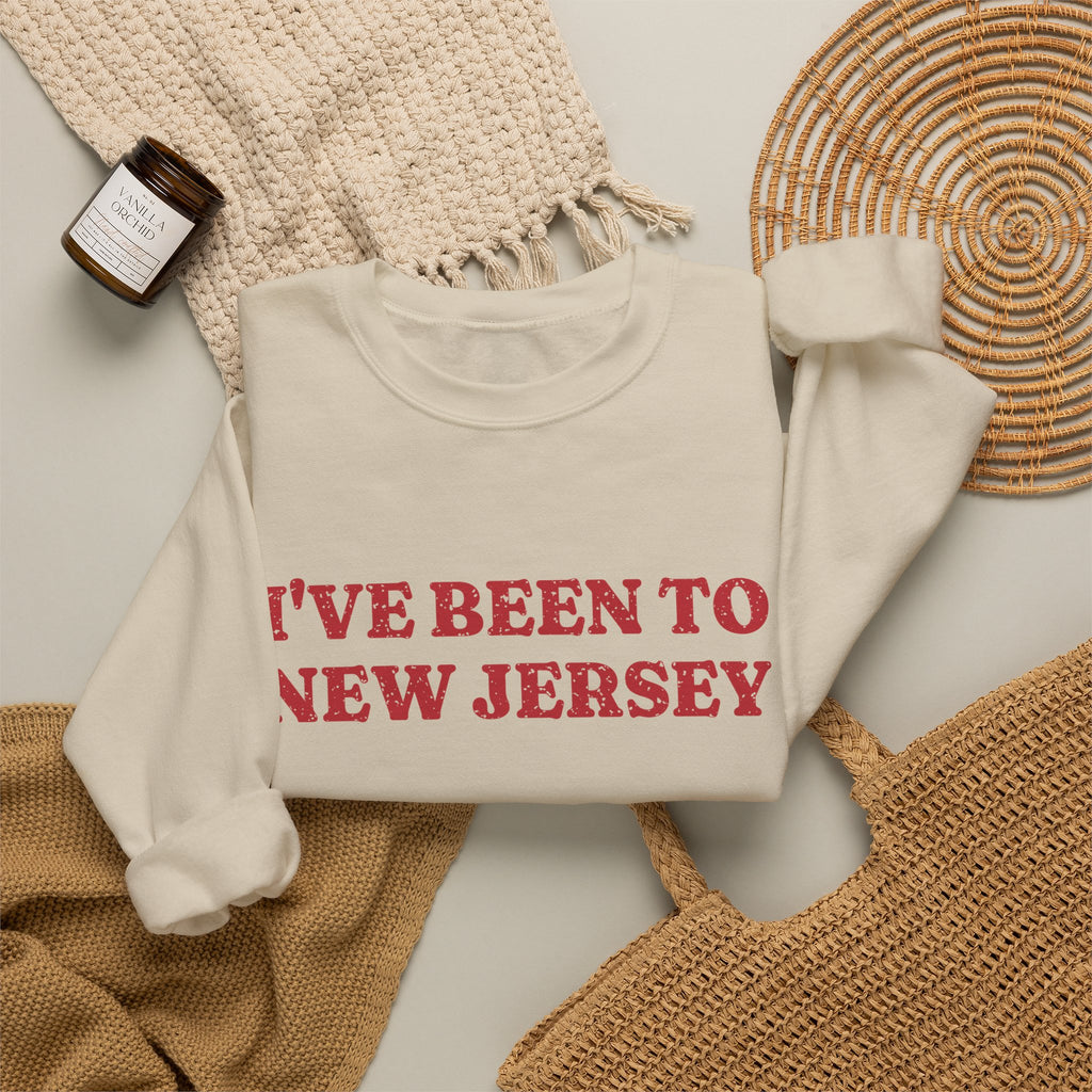 I've Been to New Jersey Vintage Travel Souvenir Crewneck Sweatshirt