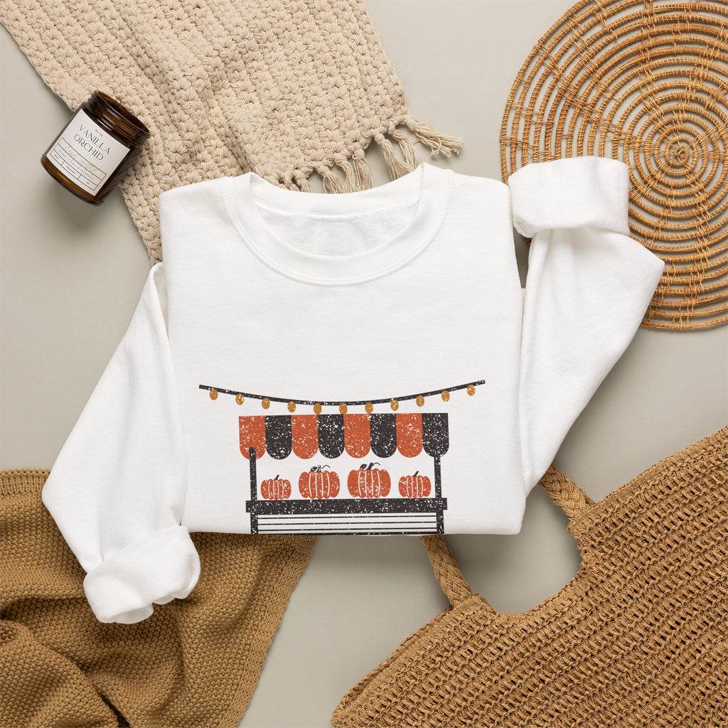 Gettysburg Pennsylvania Fall Festival Farm Stand Crewneck Sweatshirt