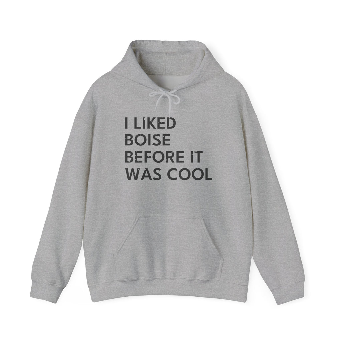 I Liked Boise Before It Was Cool Retro Hometown Hoodie