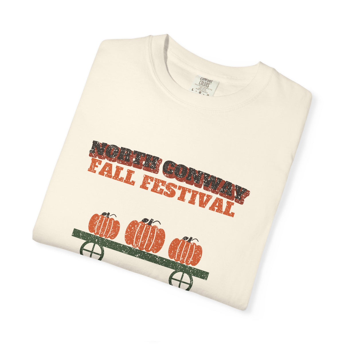 North Conway New Hampshire Fall Festival Hay Wagon T-Shirt