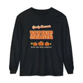 Spooky Season in Maine Vintage Postcard Long Sleeve Tee