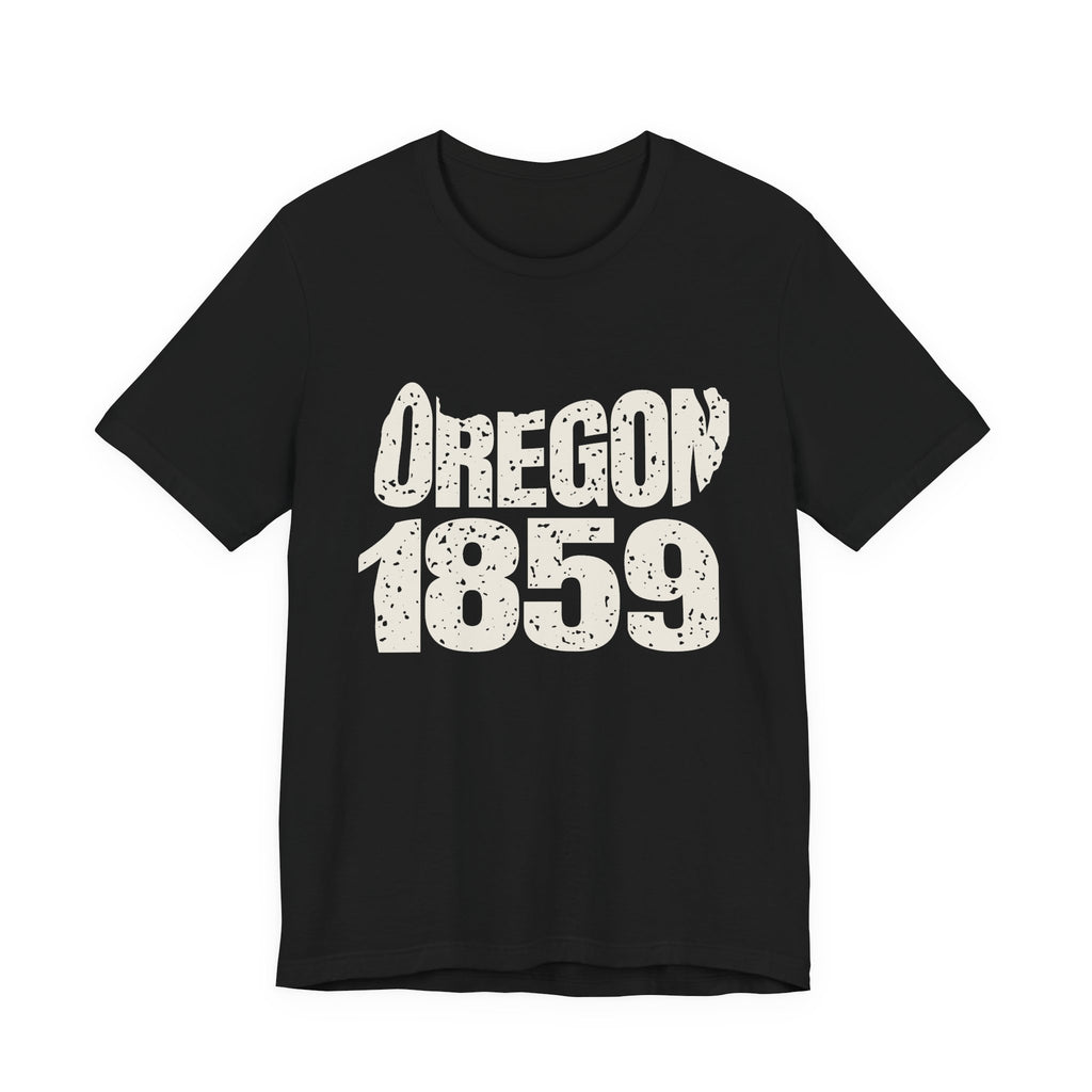 Oregon Vintage Letters Map T-Shirt