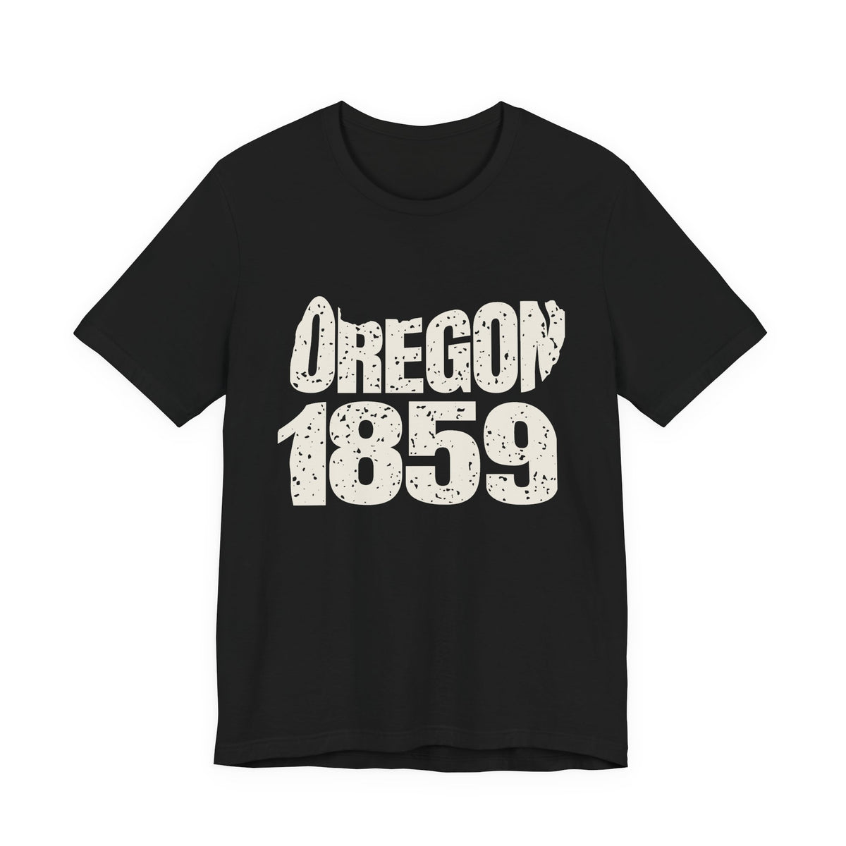 Oregon Vintage Letters Map T-Shirt
