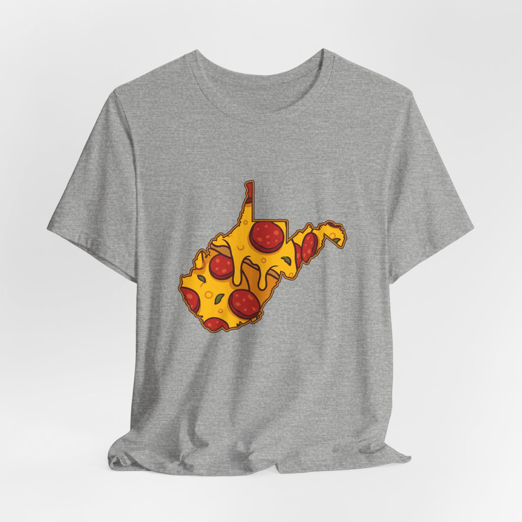 West Virginia Pizza Map T-Shirt