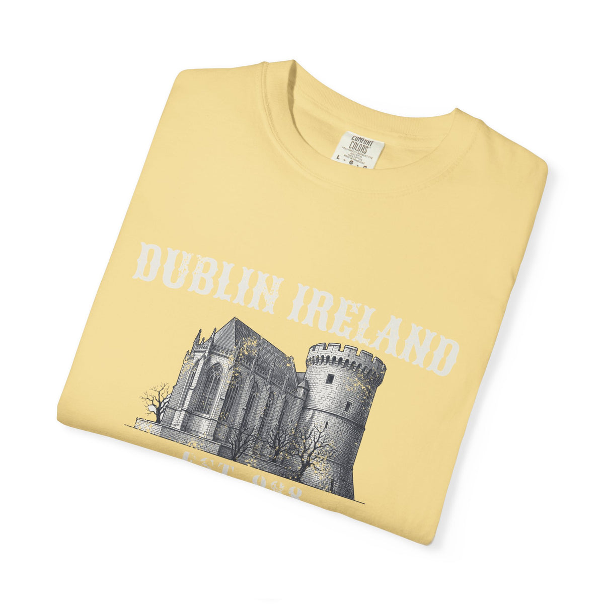 Dublin Ireland Castle Pen and Ink Sketch T-Shirt