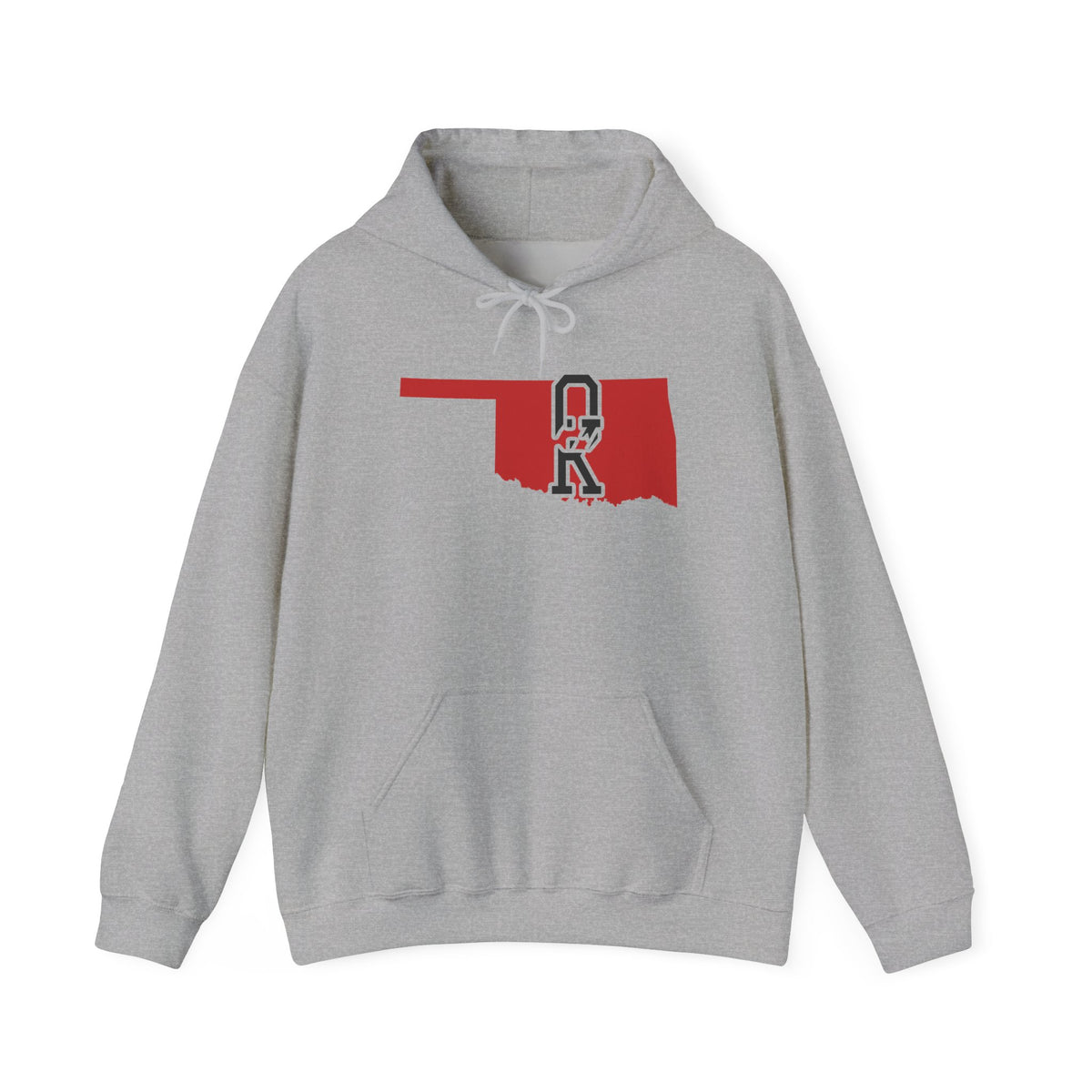 Oklahoma Varsity Monogram Map Hoodie