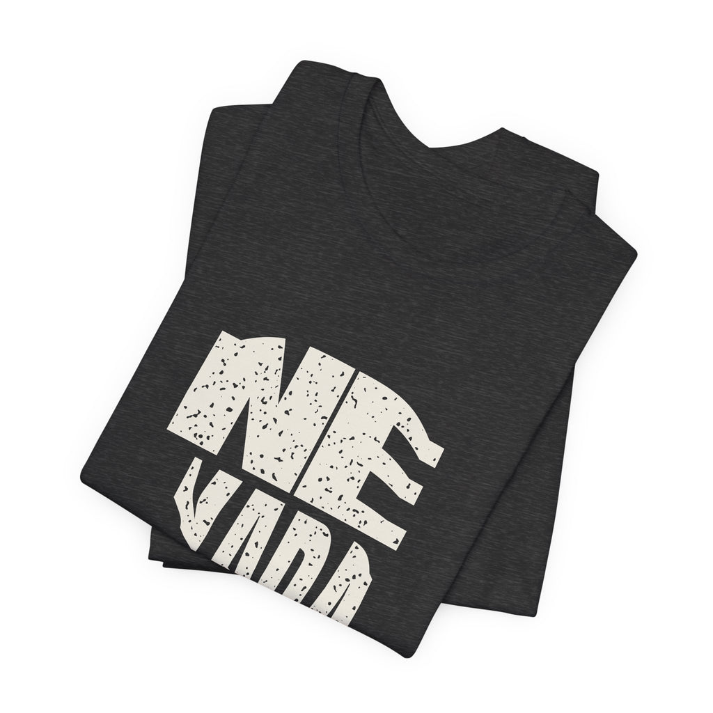 Nevada Vintage Letters Map T-Shirt