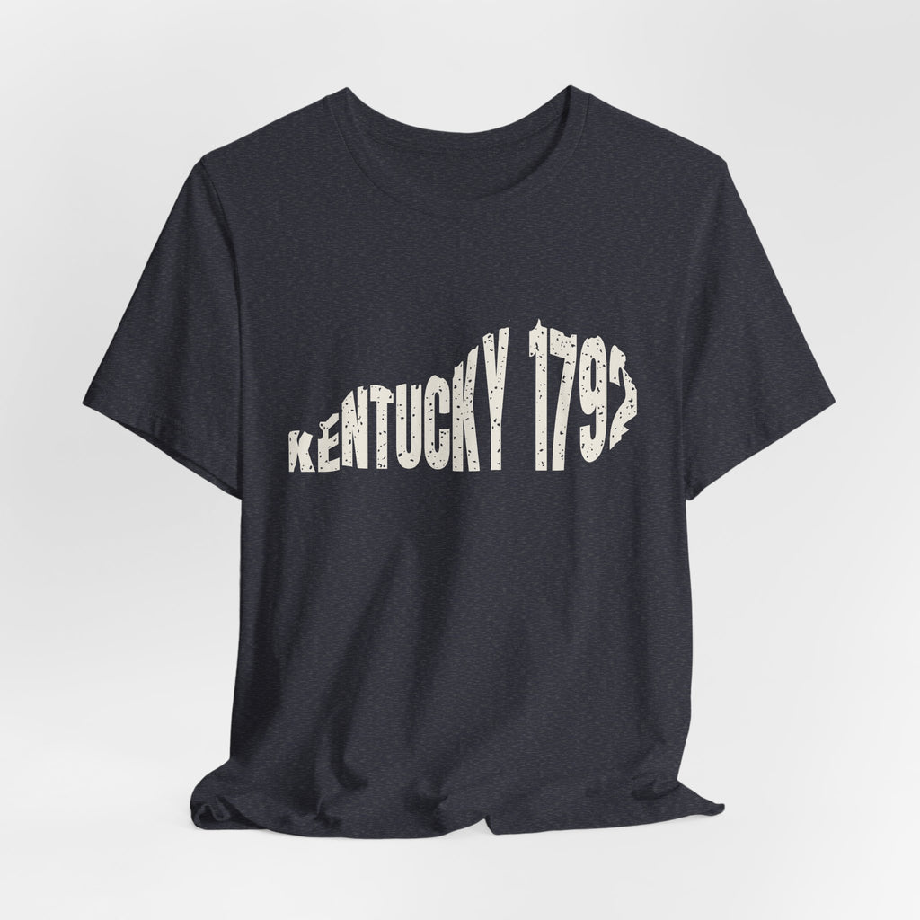 Kentucky Vintage Letters Map T-Shirt