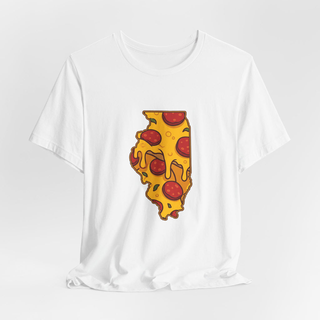 Illinois Pizza Map T-Shirt