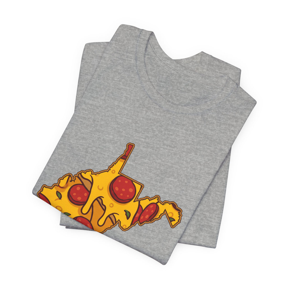 West Virginia Pizza Map T-Shirt