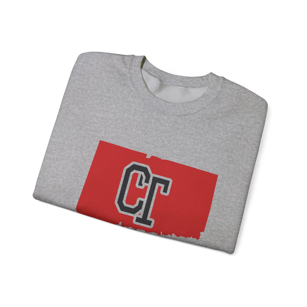 Connecticut Varsity Monogram Map Crewneck Sweatshirt