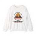 Harvest Moon Over North Carolina Retro Badge Crewneck Sweatshirt