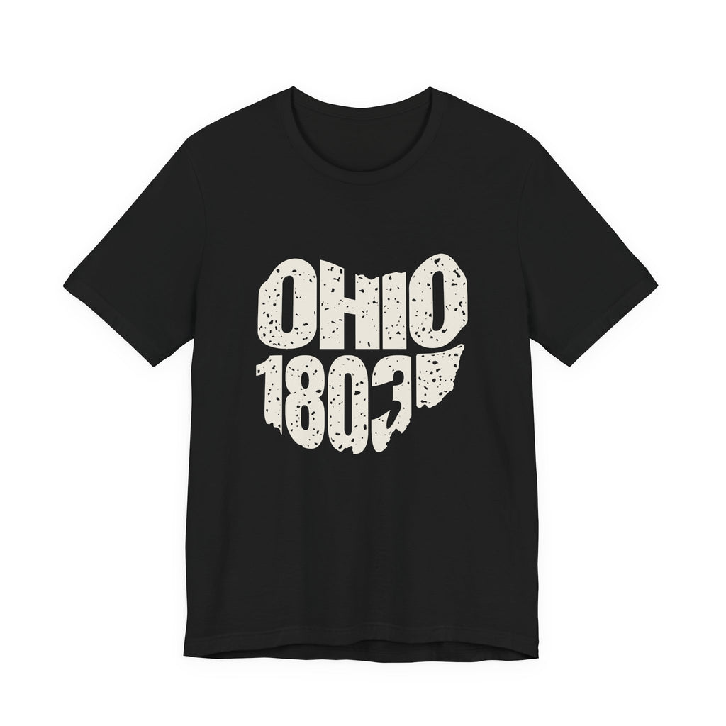 Ohio Vintage Letters Map T-Shirt