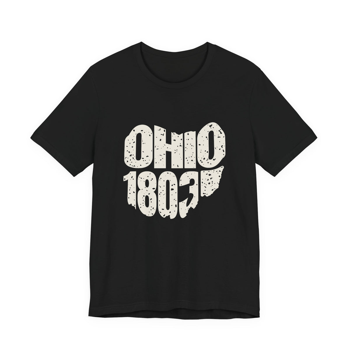 Ohio Vintage Letters Map T-Shirt
