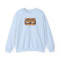 Pittsburgh Fries and Slaw Sandwich Food Illustration Crewneck Sweatshirt