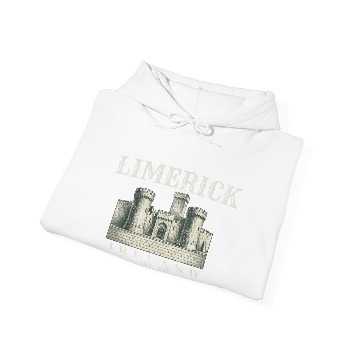 Limerick Ireland Est 812 Vintage Castle Hoodie