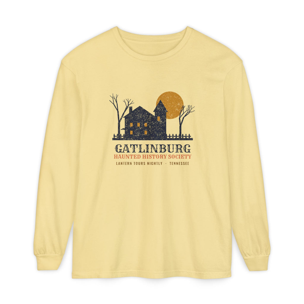 Gatlinburg Tennessee Haunted History Society Long Sleeve Tee