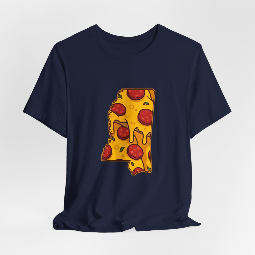 Mississippi Pizza Map T-Shirt