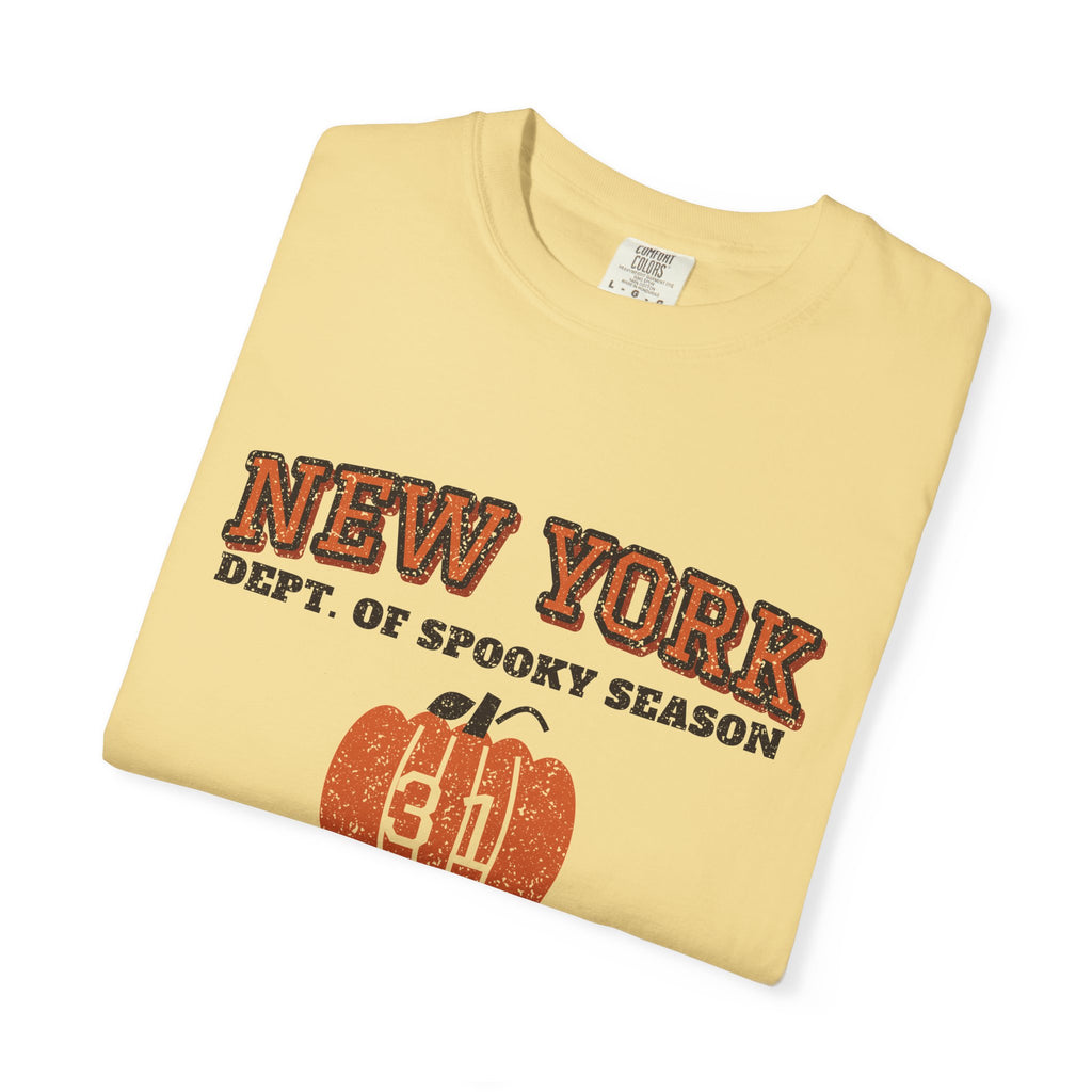 New York Dept. of Spooky Season Varsity T-Shirt