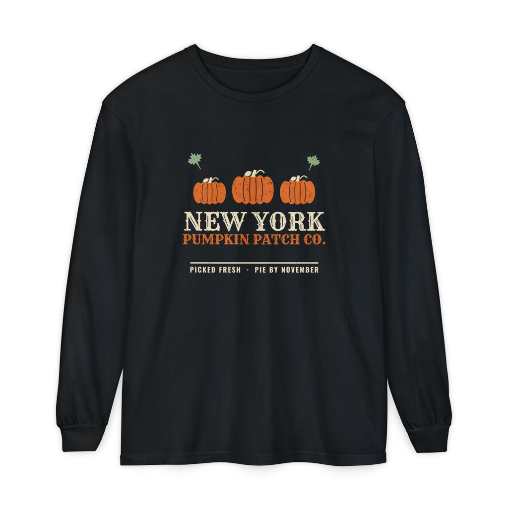 New York Pumpkin Patch Co. Retro Long Sleeve Tee