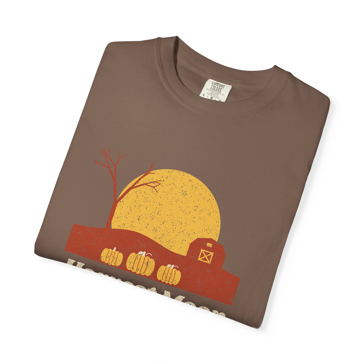 Harvest Moon Over Vermont Barn T-Shirt