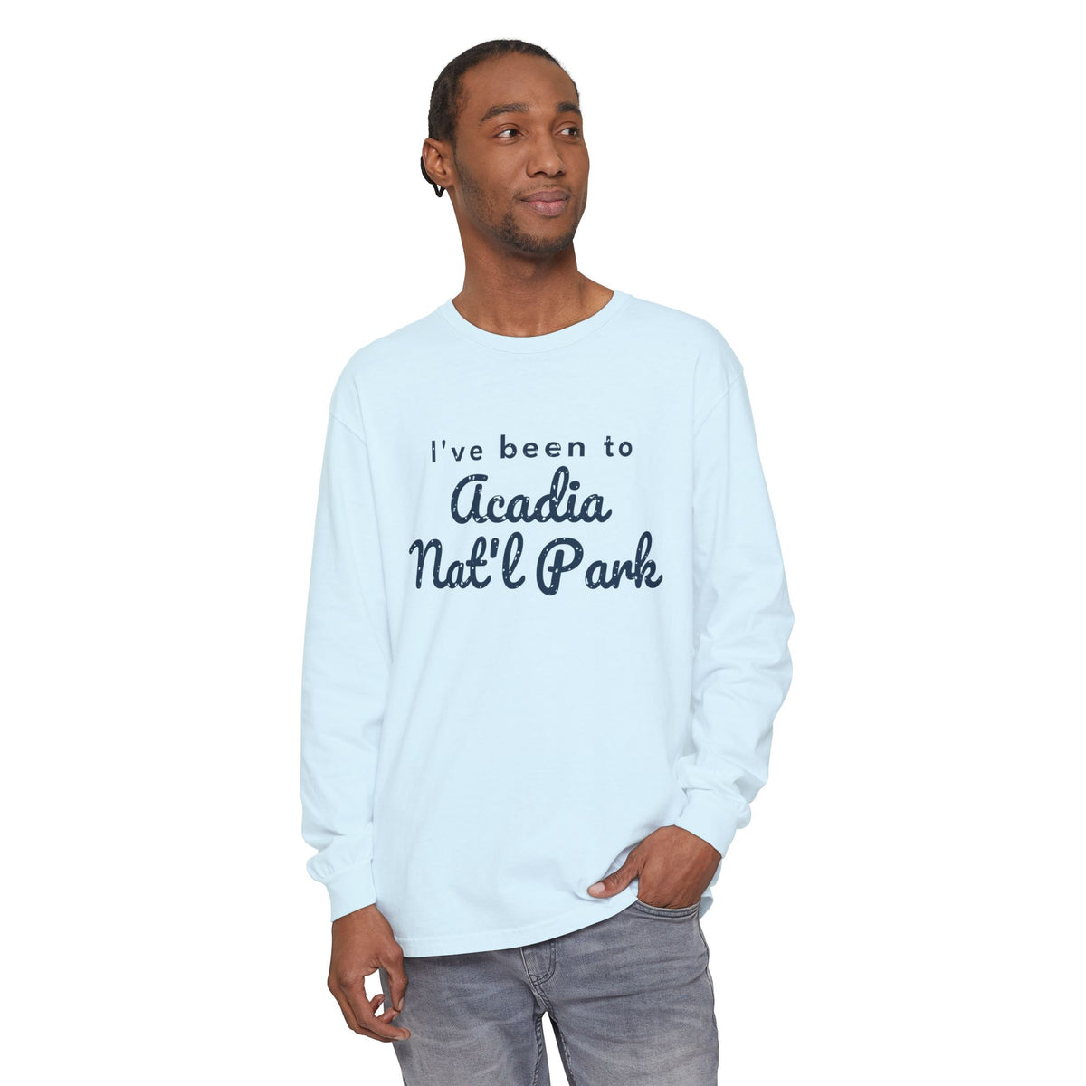 I've Been to Acadia Nat'l Park Vintage Travel Long Sleeve Tee