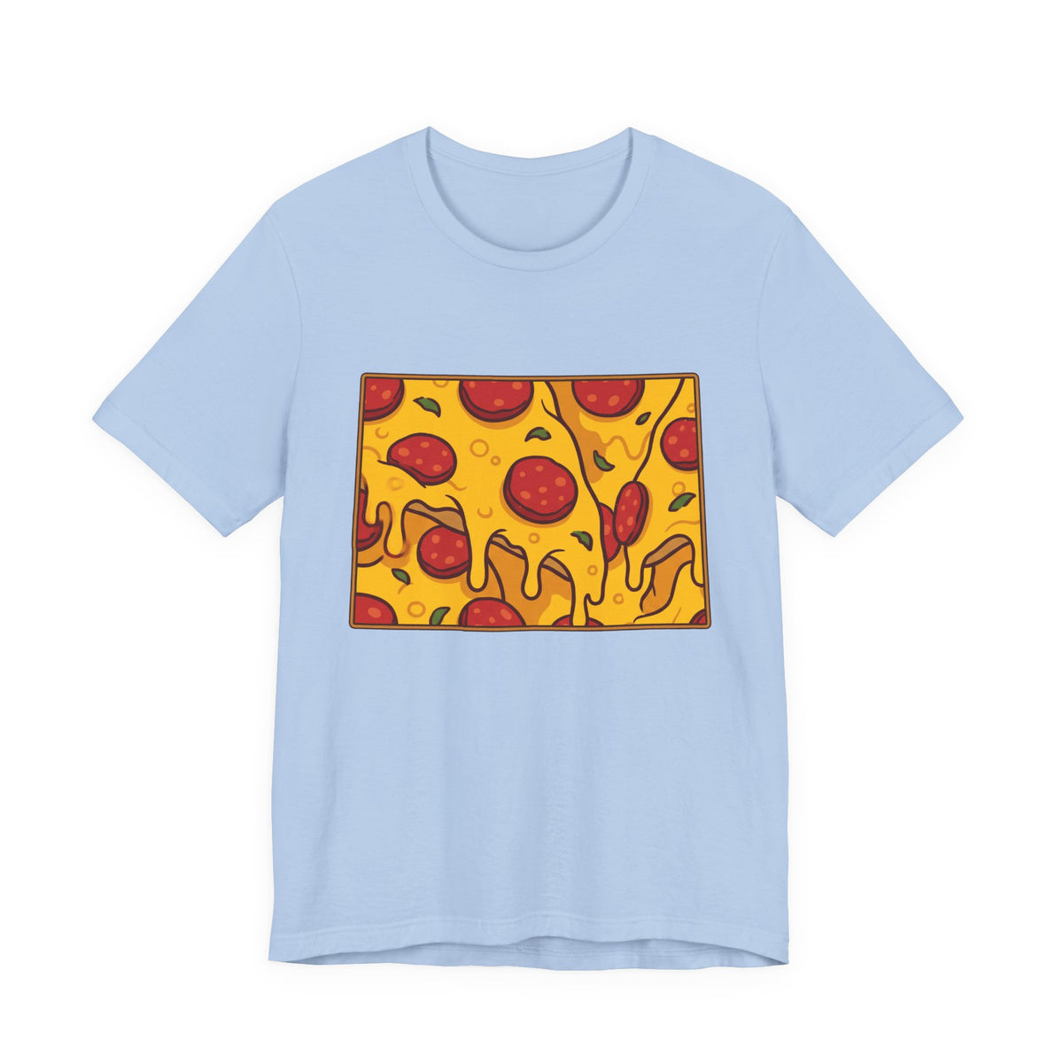 Colorado Pizza Map T-Shirt