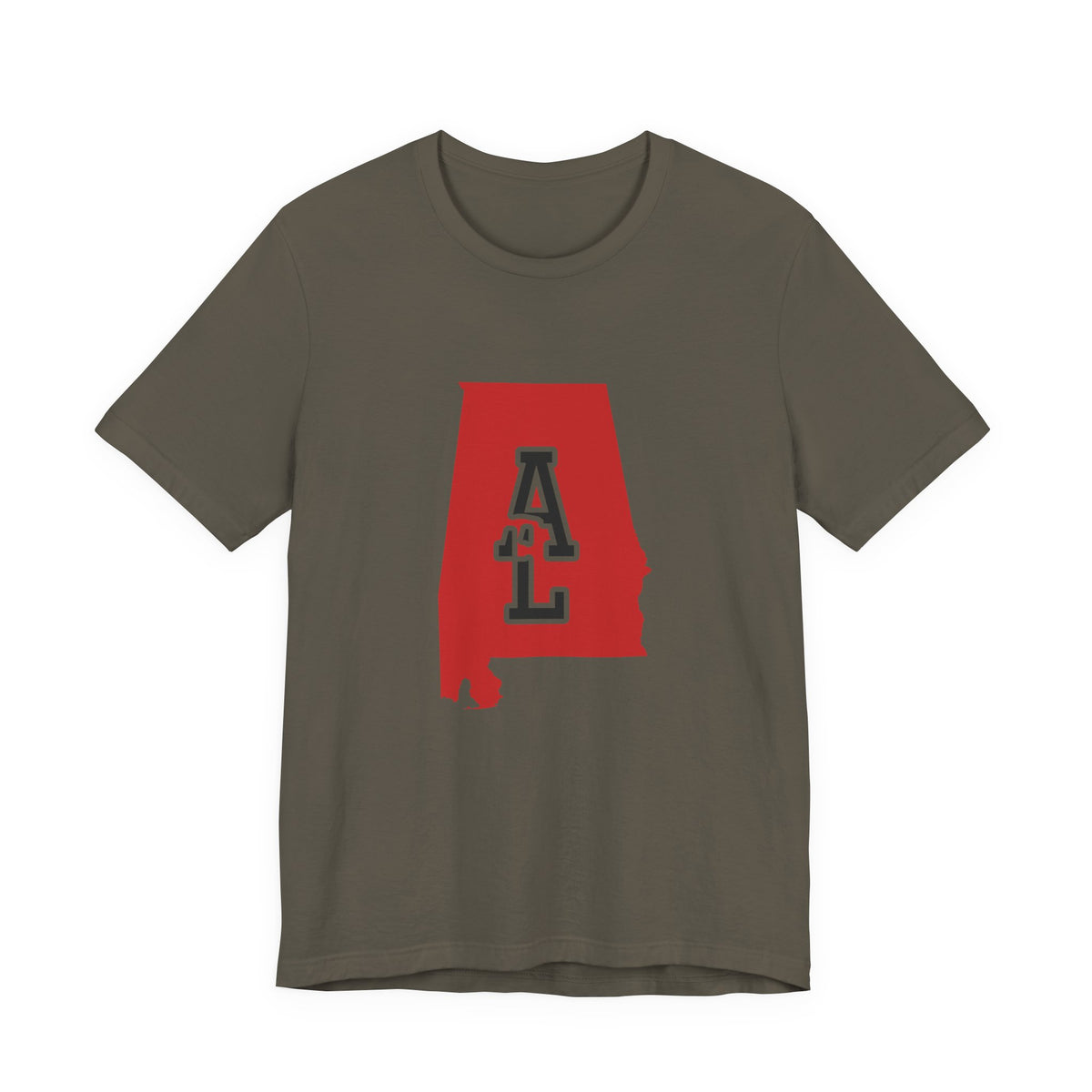 Alabama Varsity Monogram Map T-Shirt