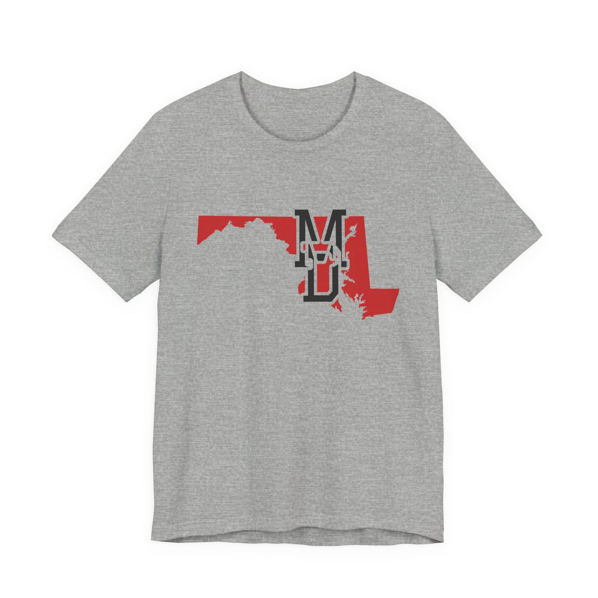 Maryland Varsity Monogram Map T-Shirt