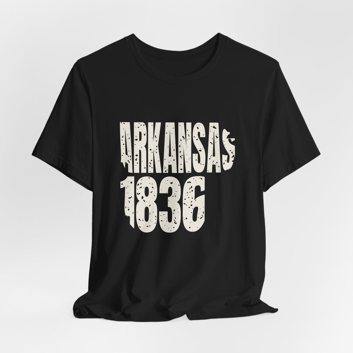 Arkansas Vintage Letters Map T-Shirt