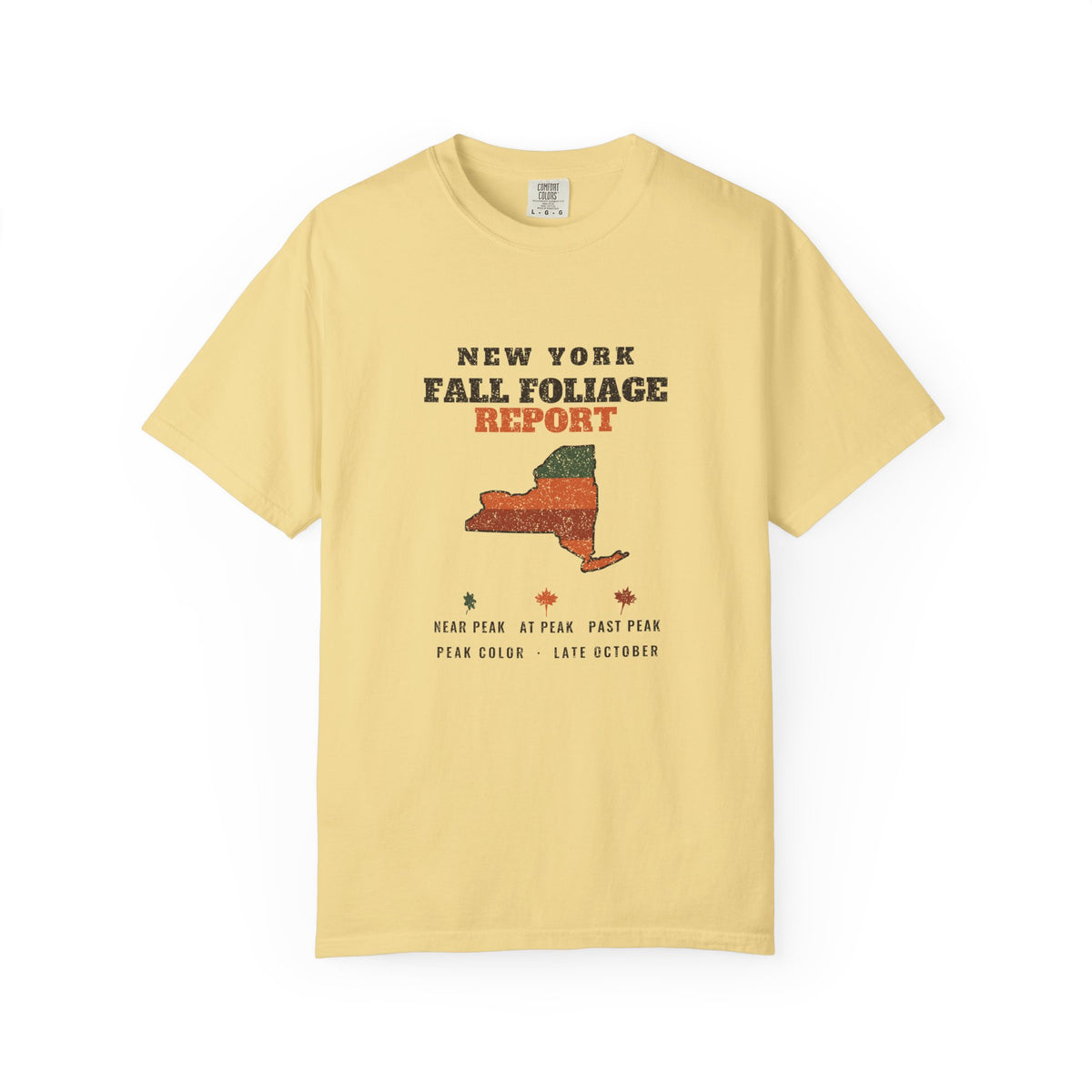 New York Fall Foliage Report Map T-Shirt