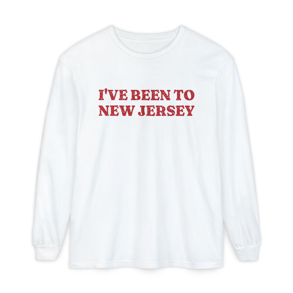I've Been to New Jersey Vintage Travel Souvenir Long Sleeve Tee