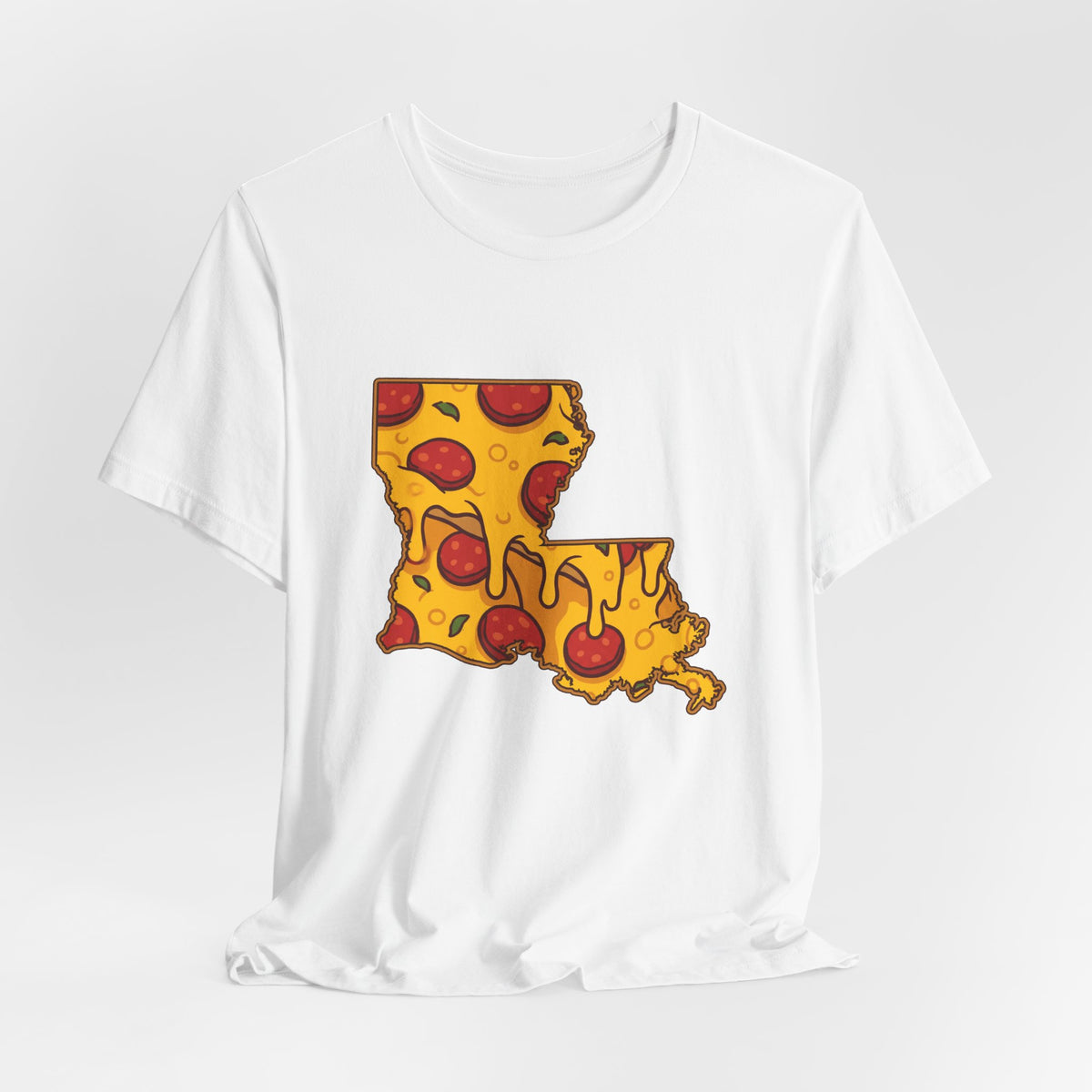 Louisiana Pizza Map T-Shirt