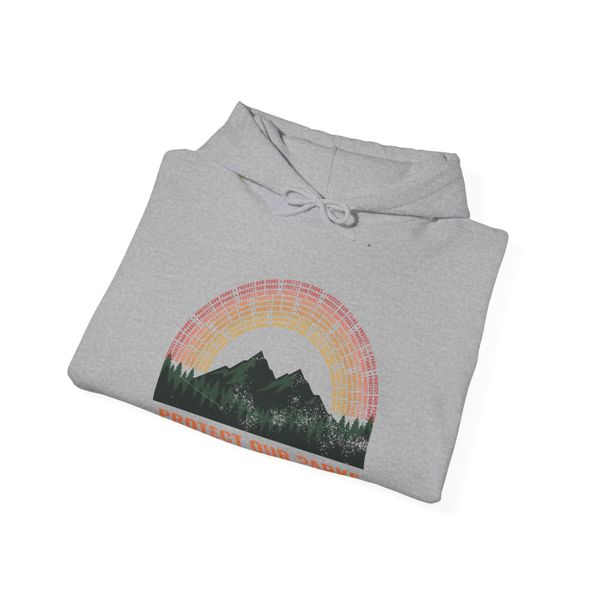 Protect Our Parks Retro Sunset Mountains Hoodie