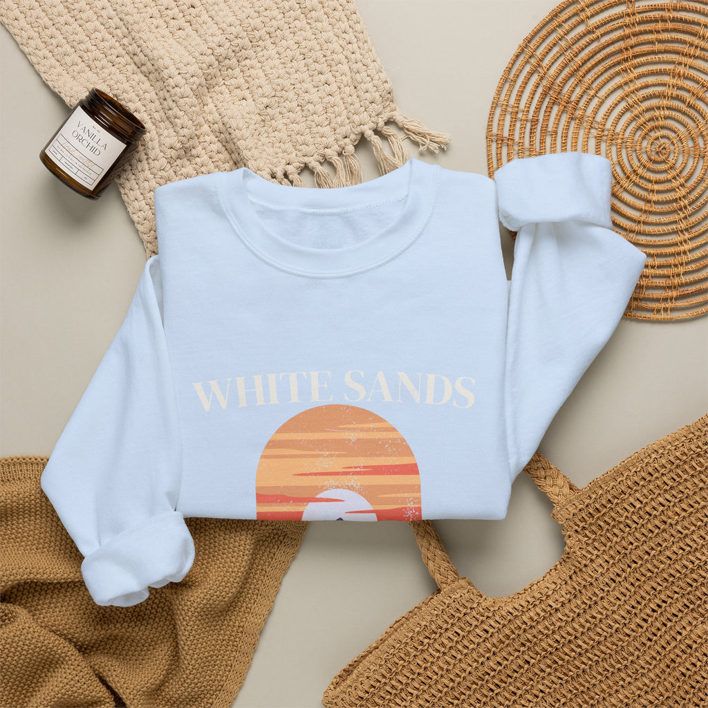 White Sands National Park Desert Sunset Dunes Crewneck Sweatshirt