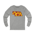 Nebraska Pizza Map Long Sleeve Tee