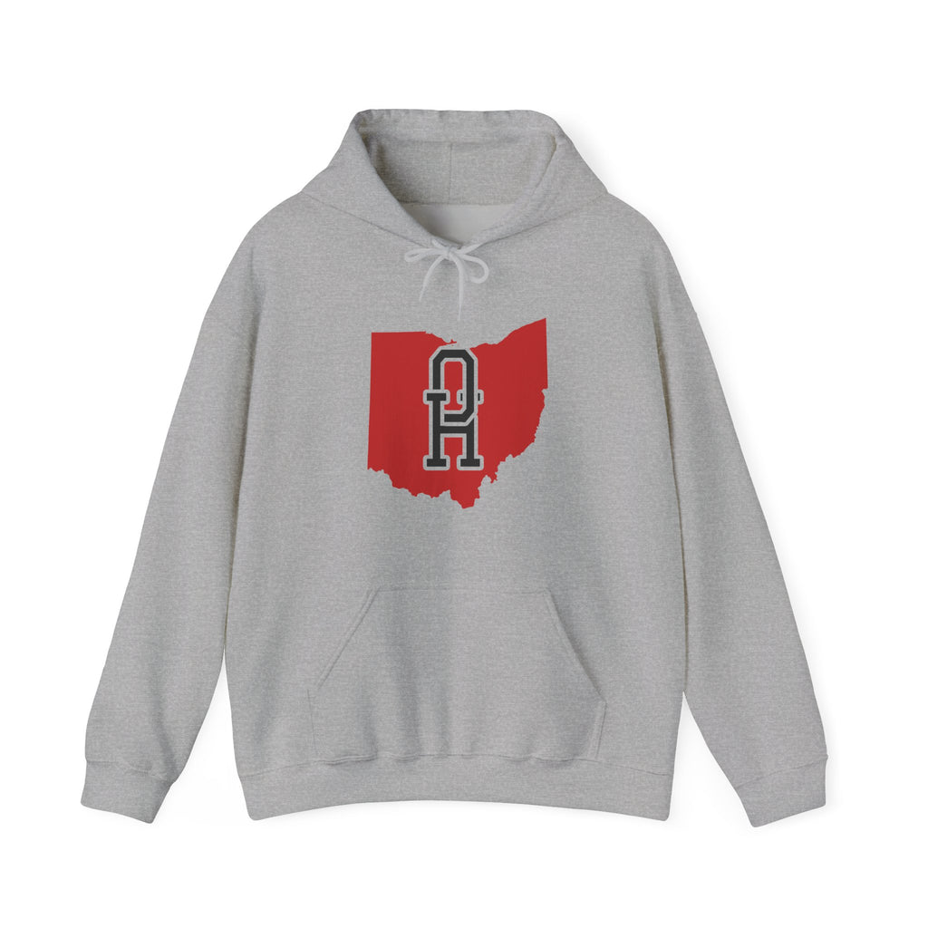 Ohio Varsity Monogram Map Hoodie