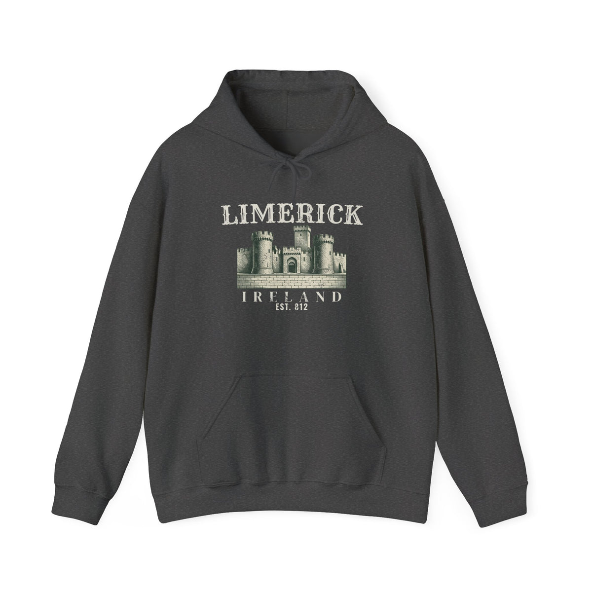 Limerick Ireland Est 812 Vintage Castle Hoodie