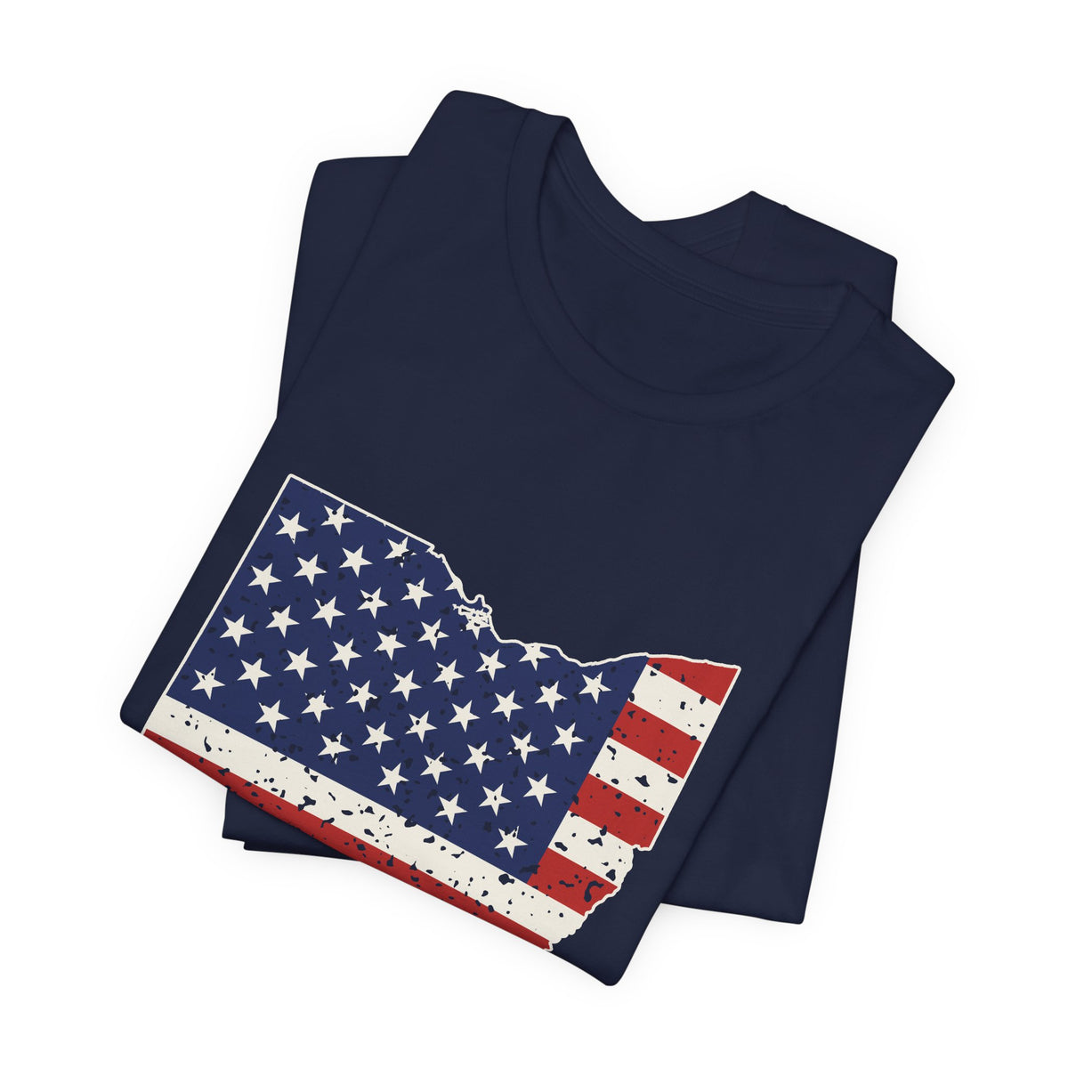 Ohio American Flag Map T-Shirt