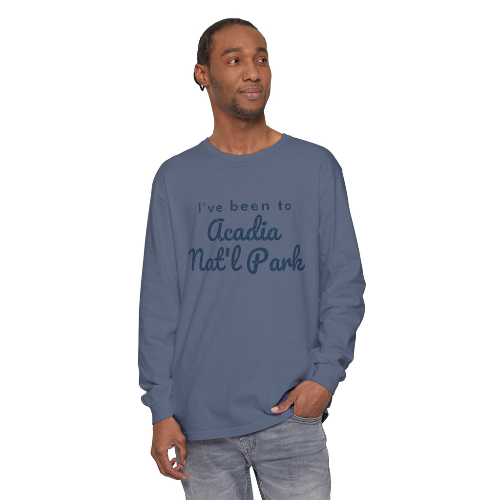 I've Been to Acadia Nat'l Park Vintage Travel Long Sleeve Tee