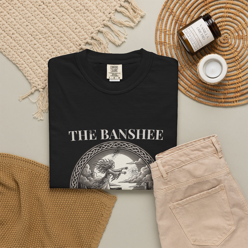 The Banshee Bean Sí Irish Folklore Engraving T-Shirt