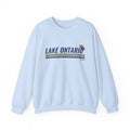 Lake Ontario Est 1656 Retro Stripe Crewneck Sweatshirt