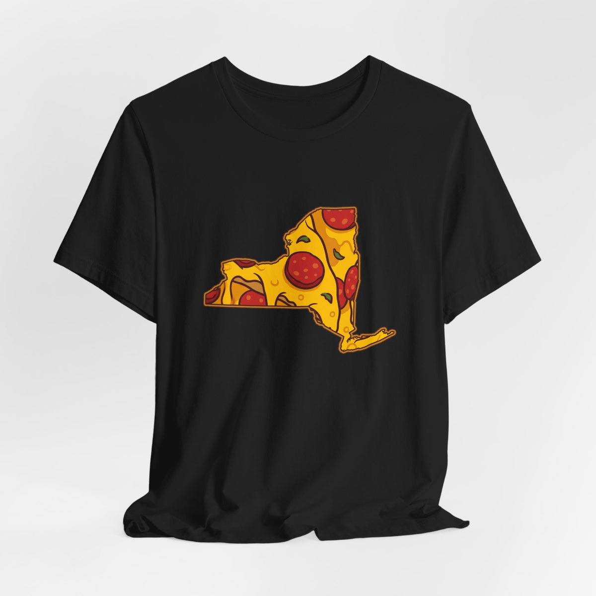 New York Pizza Map T-Shirt
