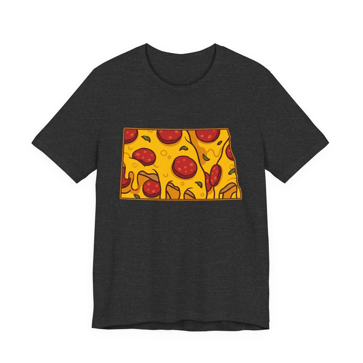 North Dakota Pizza Map T-Shirt