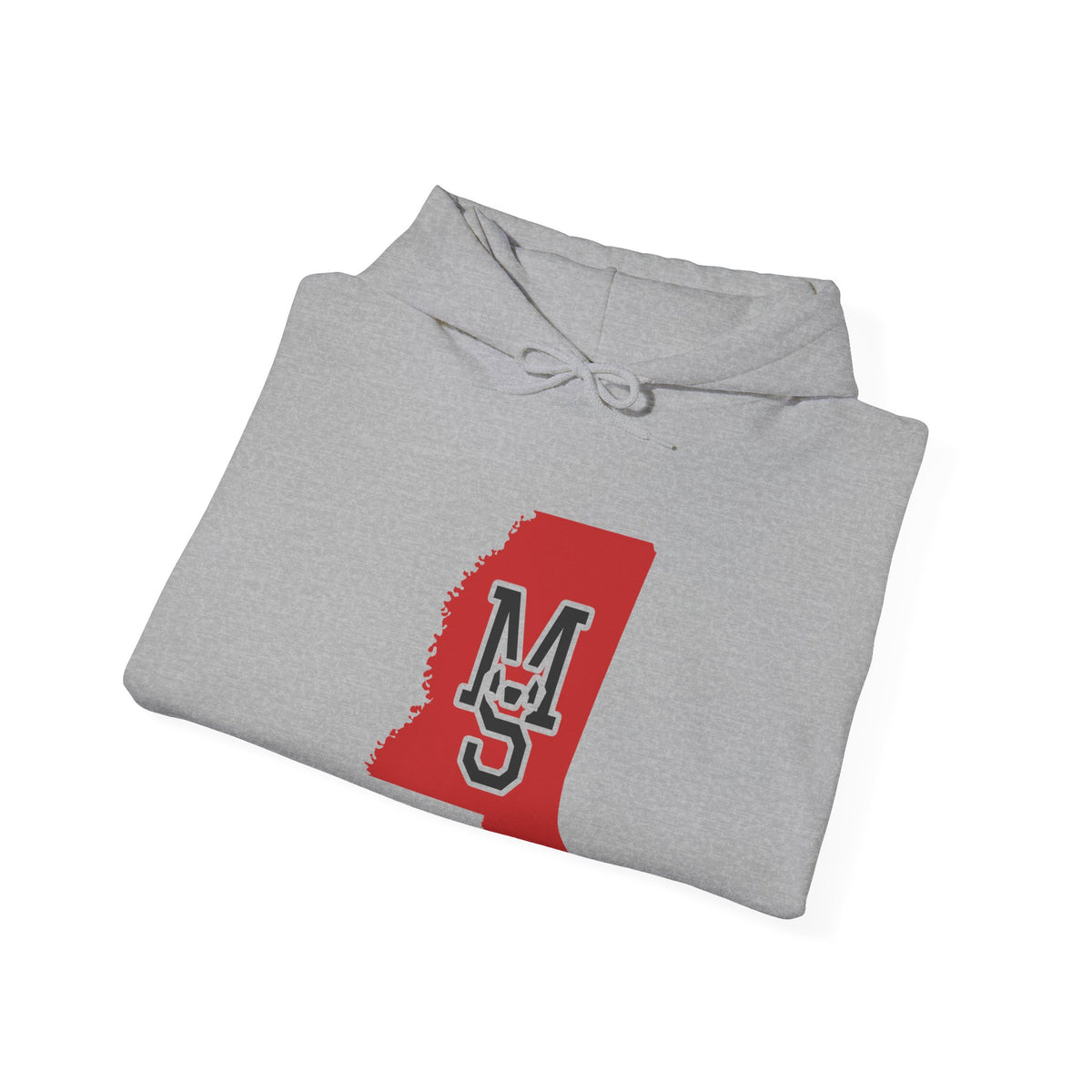 Mississippi Varsity Monogram Map Hoodie